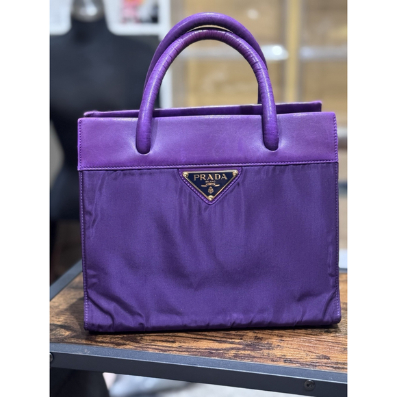 Prada Tessuto Metallo Tote - Picture 2 of 16